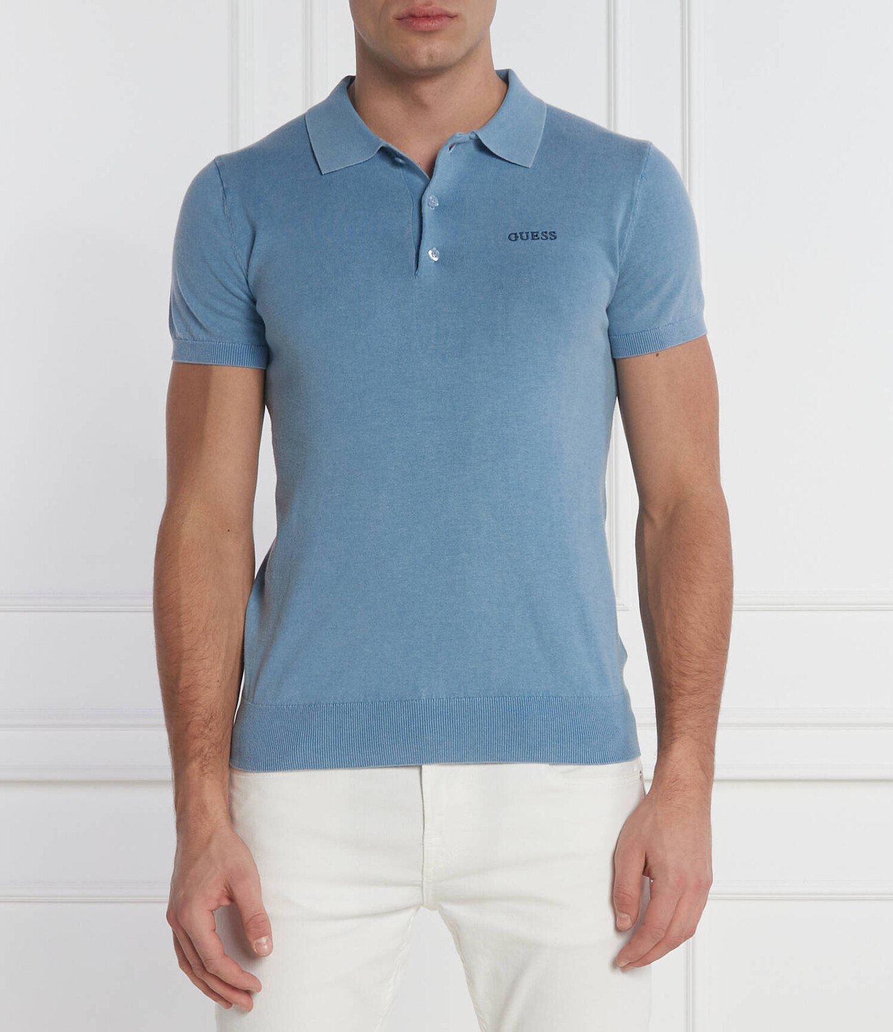 

Поло GUESS Regular Fit, синий