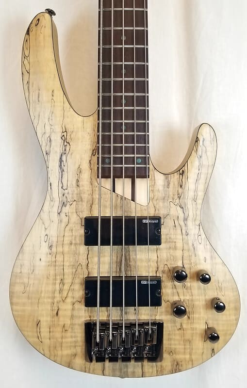

Басс гитара ESP LTD LB205 Spalted Maple Top 5-String Electric Bass Guitar Ash Body, Natural Satin