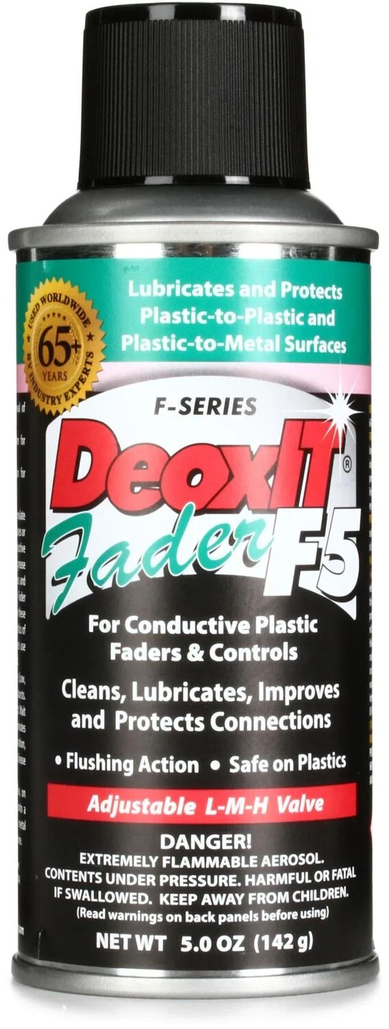 

CAIG Laboratories DeoxIT Fader F5 Смазка для фейдера, 5% раствор — 5 унций. Спрей