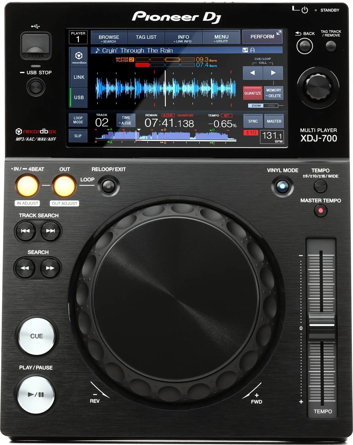 

Компактный DJ-медиаплеер Pioneer DJ XDJ-700