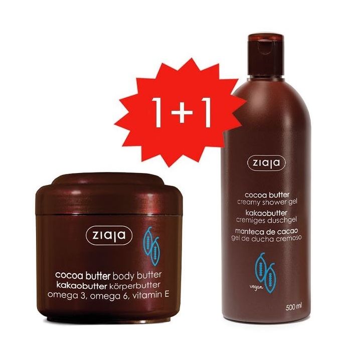 

Набор косметики Set Manteca de Cacao Corporal + Gel de Baño Ziaja, Set 2 productos