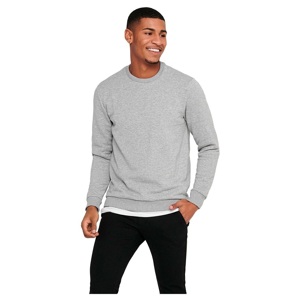 

Толстовка Only & Sons Ceres Life Crew Neck, серый