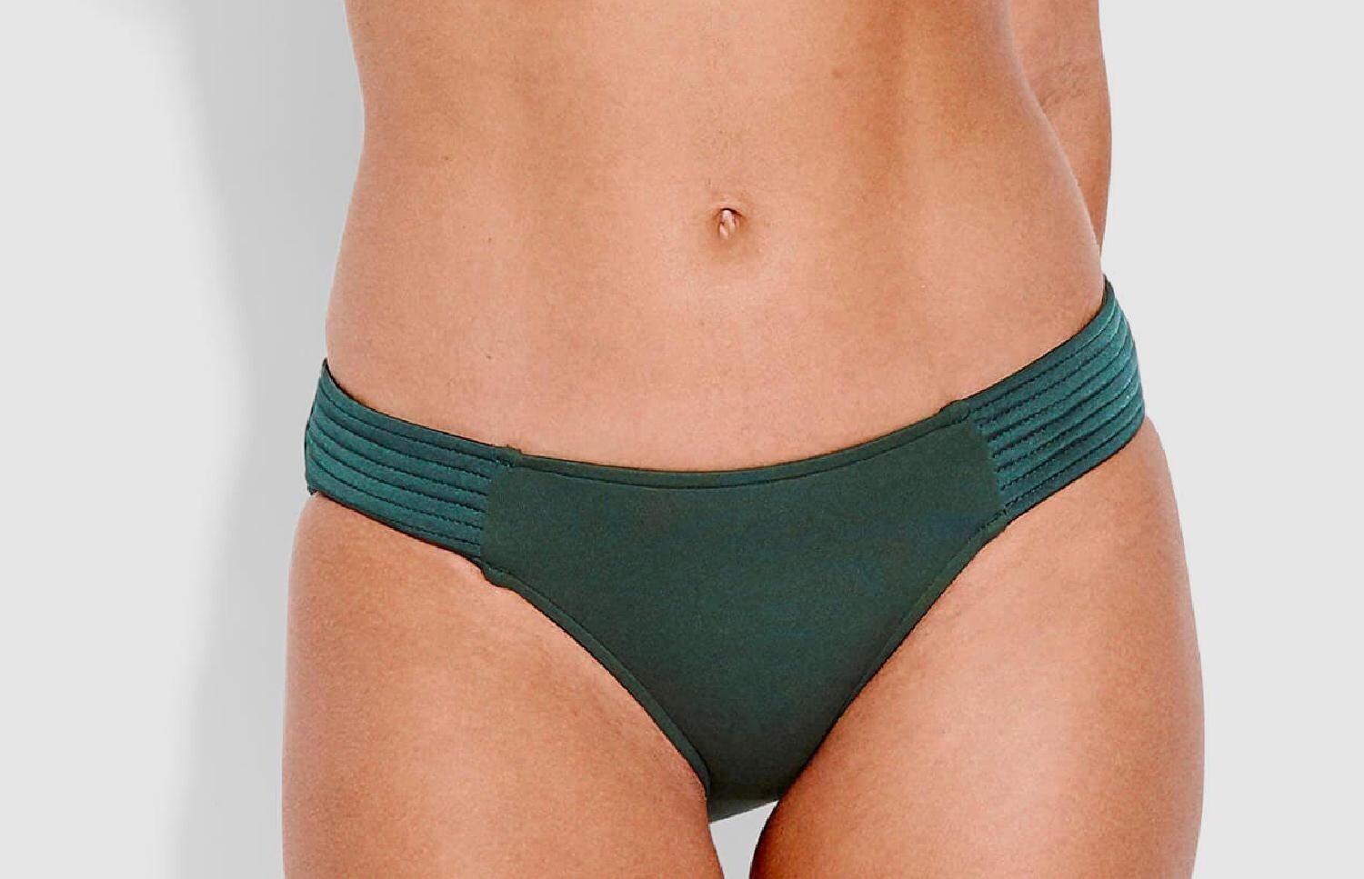 

Стеганые плавки хипстерского купальника – женские Seafolly, зеленый