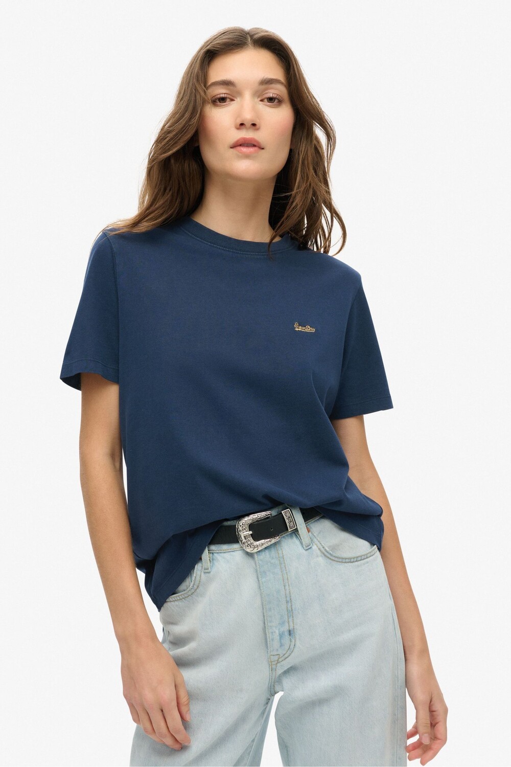 

Футболка с логотипом Essential Superdry, синий