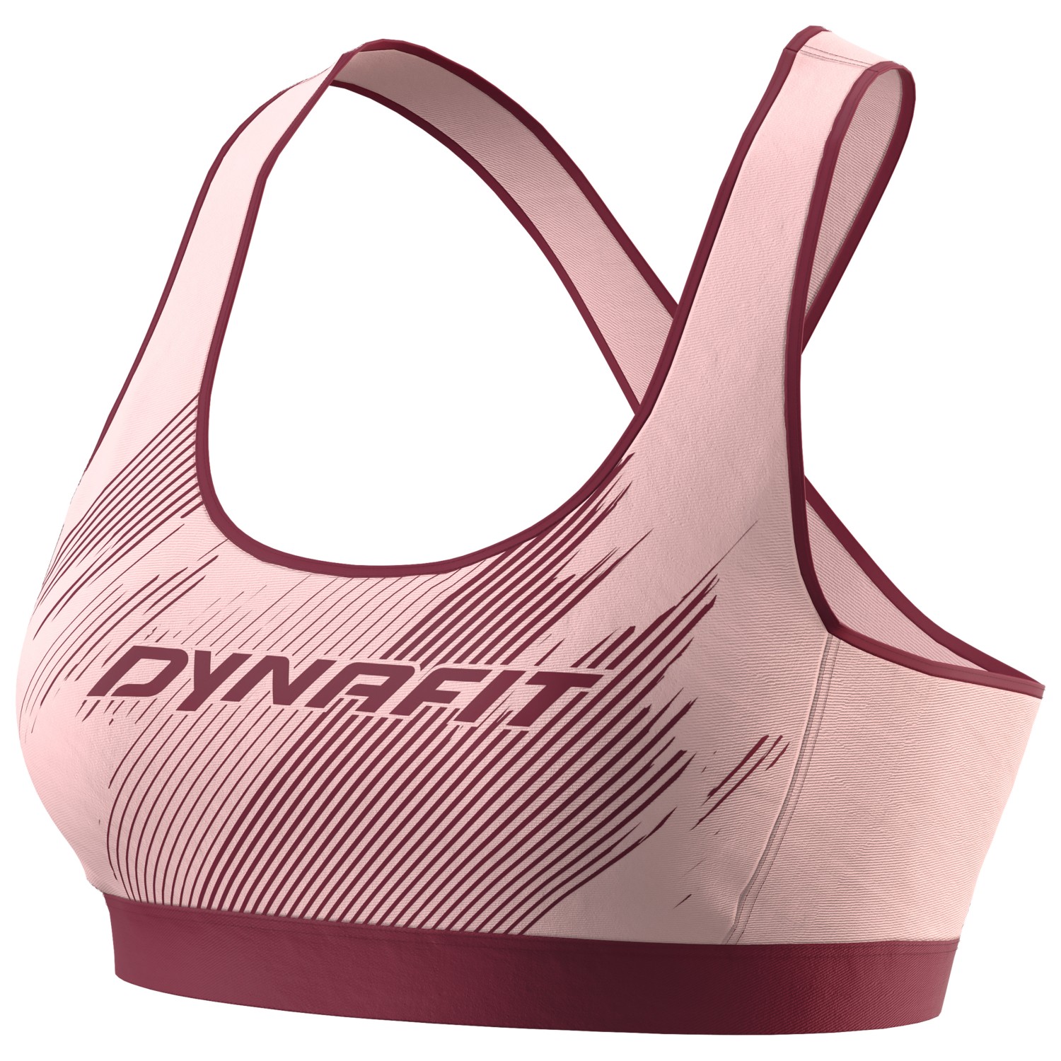 Спортивный бюстгальтер Dynafit Women's Alpine Graphic Bra, цвет Pale Rose/6560
