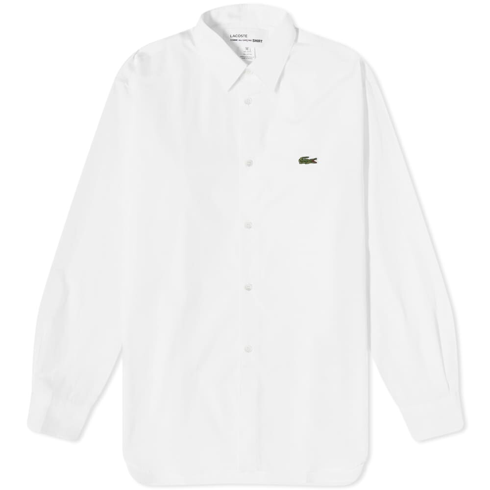 

Comme des Garçons SHIRT x Классическая рубашка Lacoste, белый