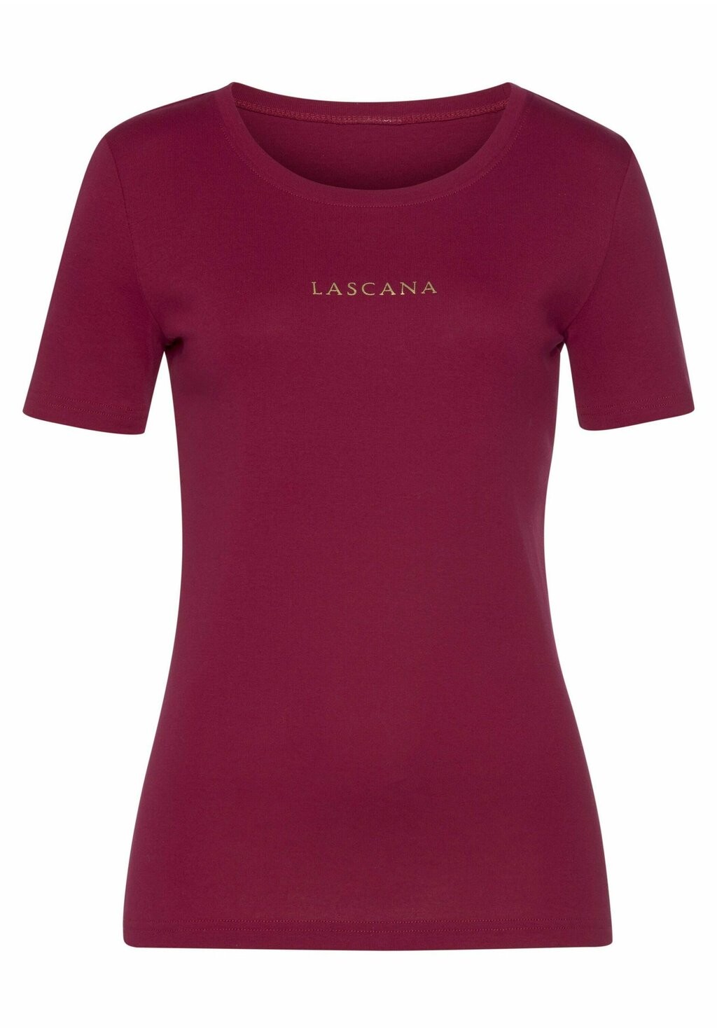 

Базовая футболка 2PACK LASCANA, Бордо