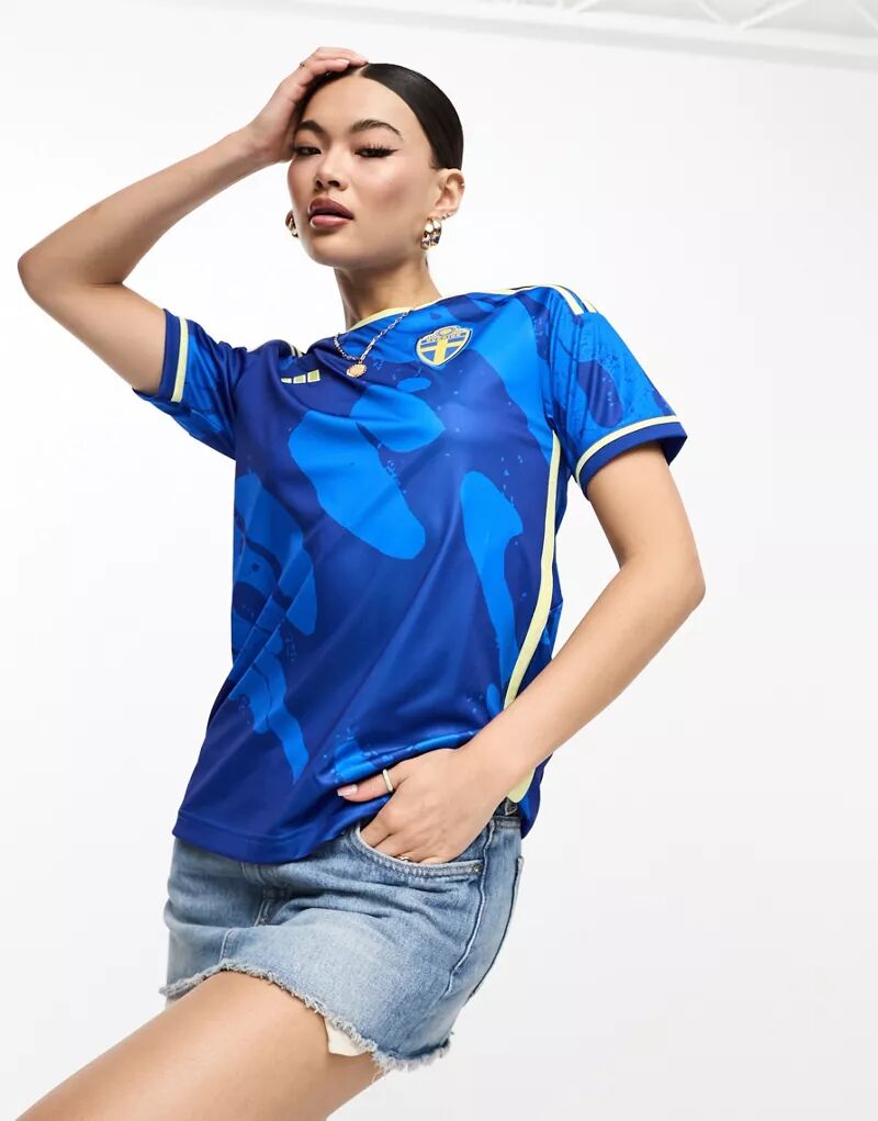 

Синяя выездная футболка adidas Football Scotland World Championship adidas performance