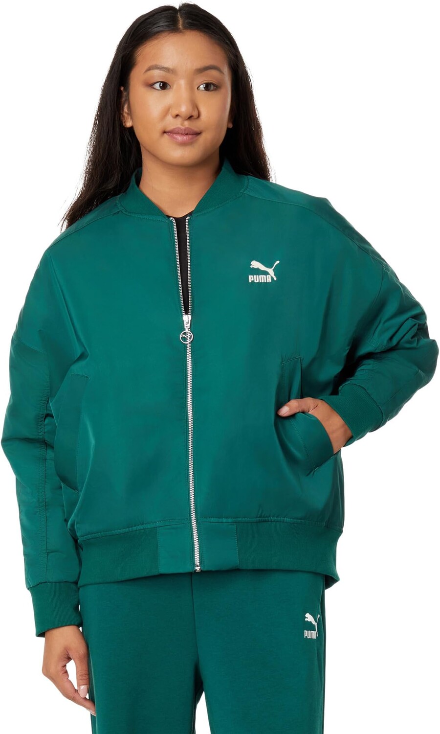 

Куртка T7 Shiny Bomber Jacket PUMA, цвет Malachite
