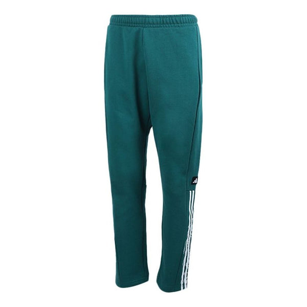 цена Спортивные штаны adidas Ub Pnt Wv Deco Fleece Stay Warm Slim Fit Sports Pants Green, зеленый