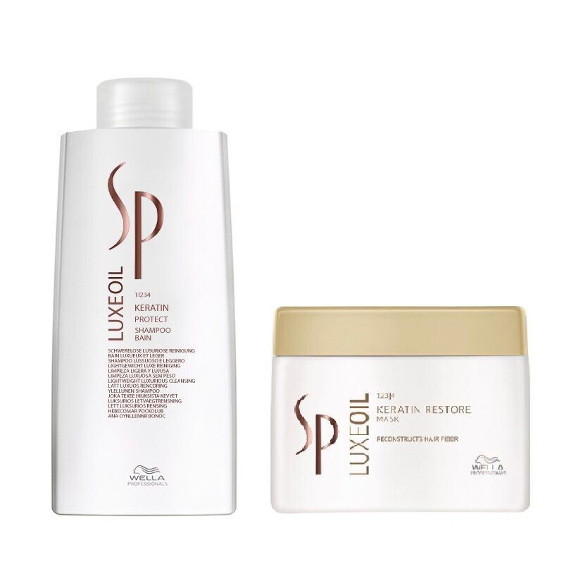 

Набор для восстановления волос: шампунь Wella Professionals Sp Luxe Oil, 400 мл