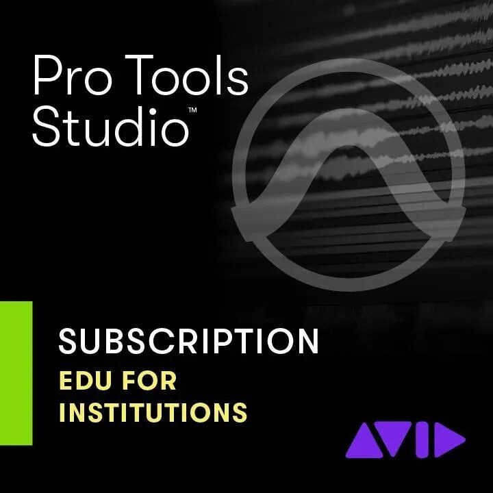 

Avid Pro Tools Studio для образовательных учреждений — подписка на 1 год