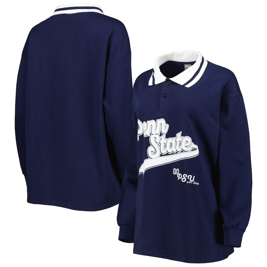 

Поло с длинным рукавом Gameday Couture Penn State Nittany Lions, нави