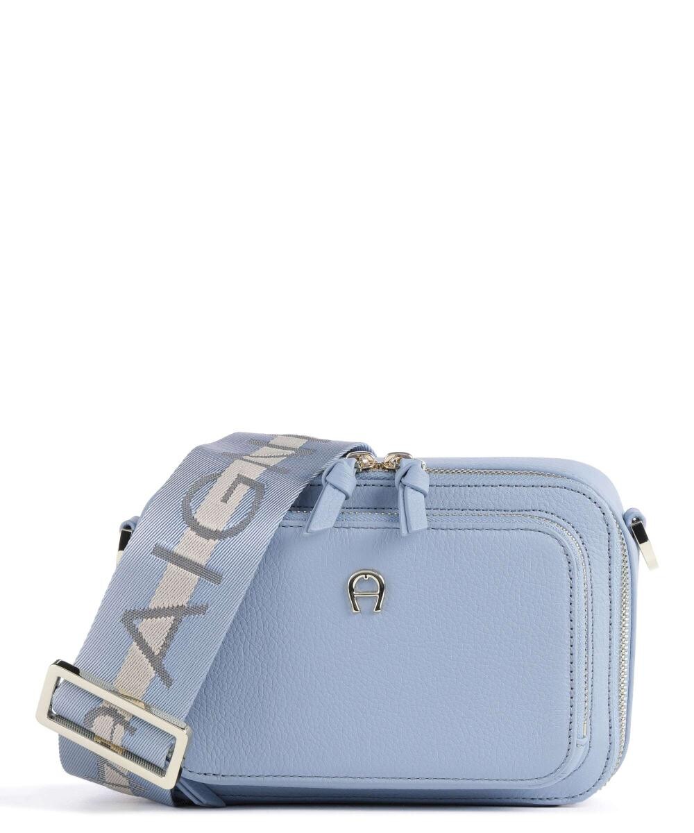 

Сумка на плечо Zita из зернистой яловой кожи. Aigner, синий