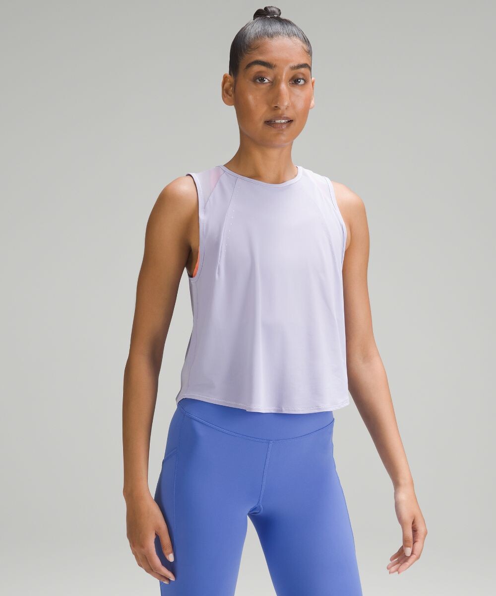 

Укороченная майка Sculpt Lululemon, сиреневый