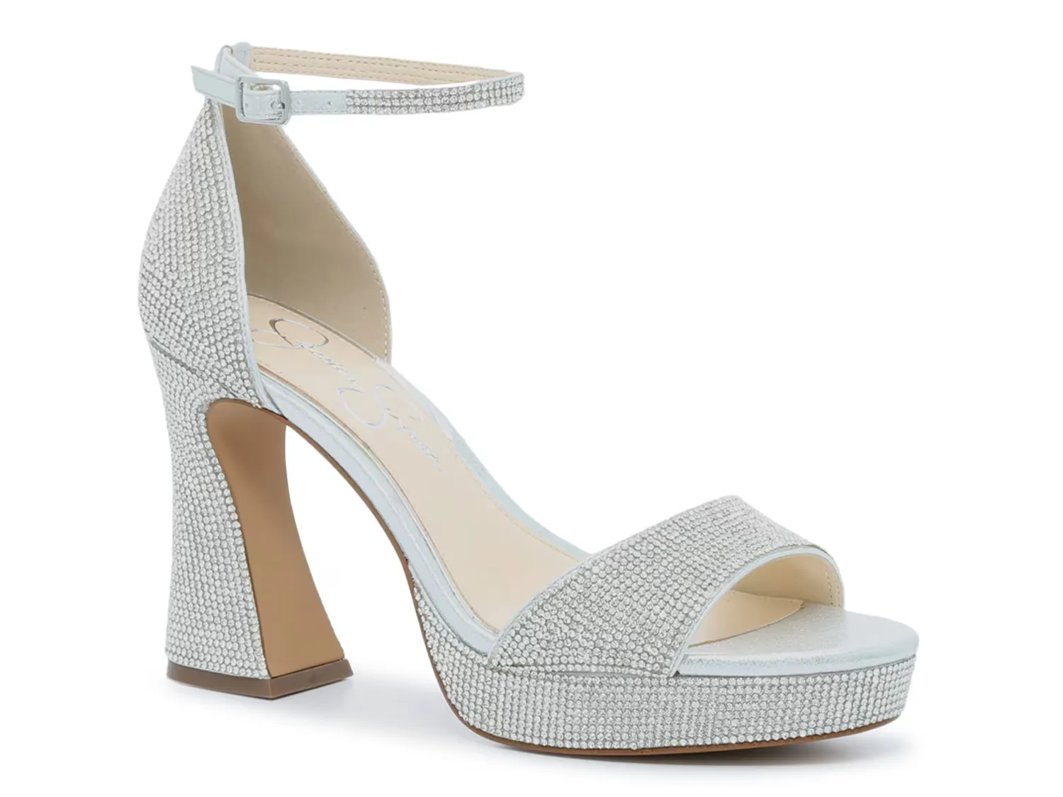 

Сандалии Fonilda Platform Sandal Jessica Simpson, серебряный/металлик