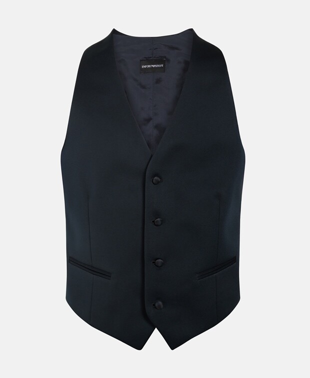

Жилет Emporio Armani, темно-синий