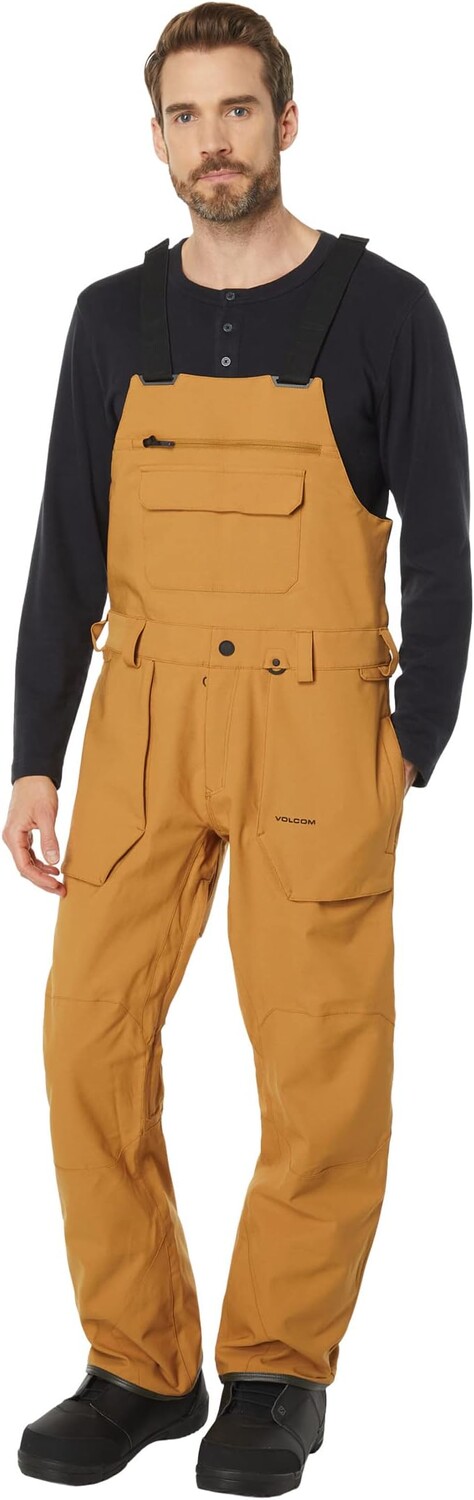 

Брюки Roan Bib Overalls Volcom Snow, цвет Caramel