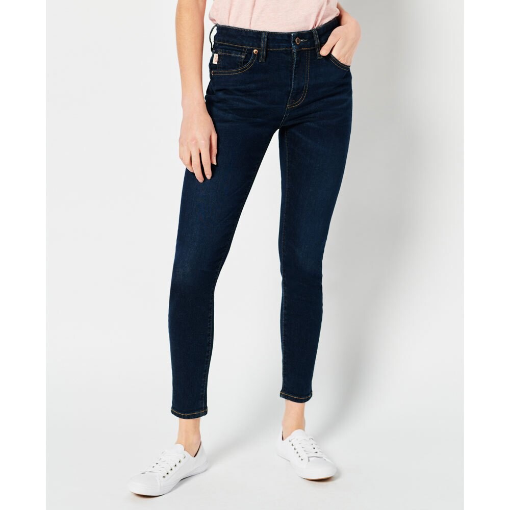 

Джинсы Superdry Mid Rise Skinny, синий