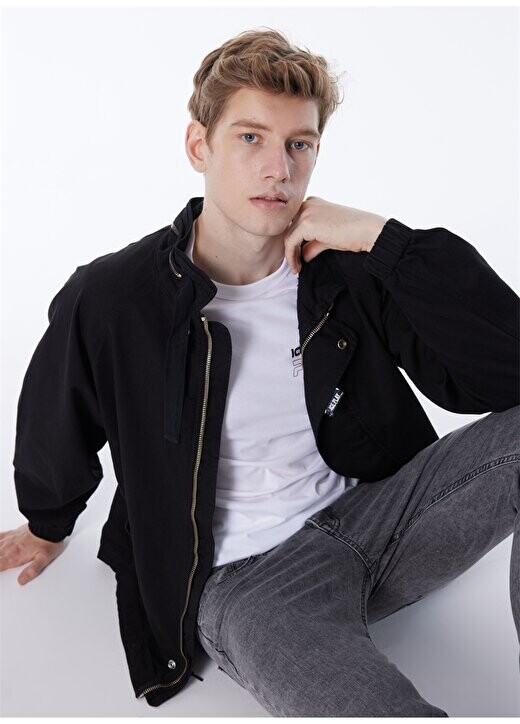 

Обычная черная мужская куртка 24EU1P0O061P112_Sport Jacket İce Play, черный