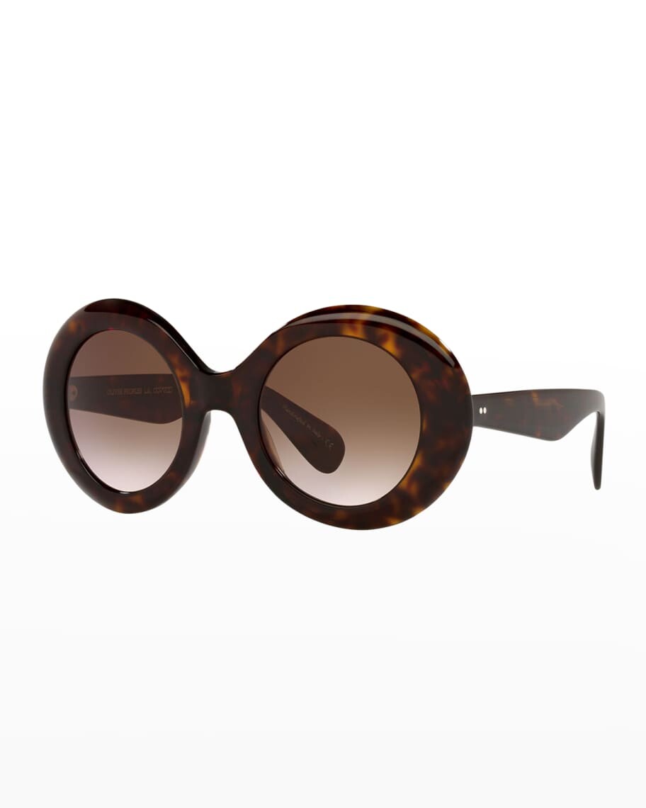 

Круглые солнцезащитные очки Dejeanne из ацетата Oliver Peoples