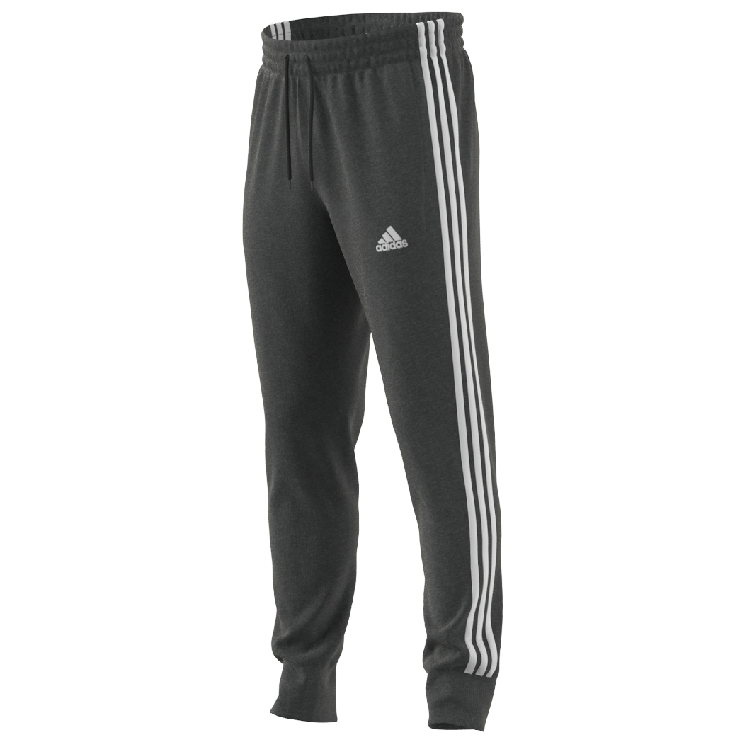 Тренировочные брюки Adidas 3 Stripes FT TC, цвет Dark Grey Heather/White