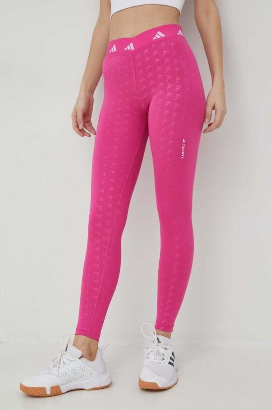 

Леггинсы для тренировок Techfit Brand Love adidas, розовый
