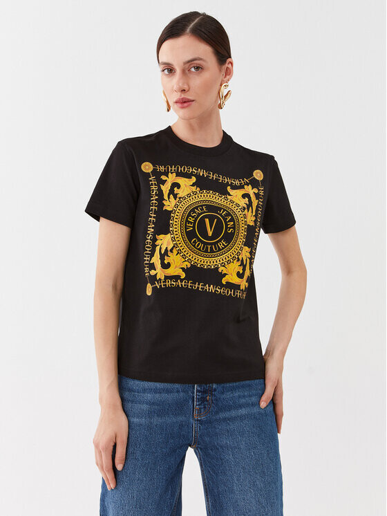 

Футболка стандартного кроя Versace Jeans Couture, черный