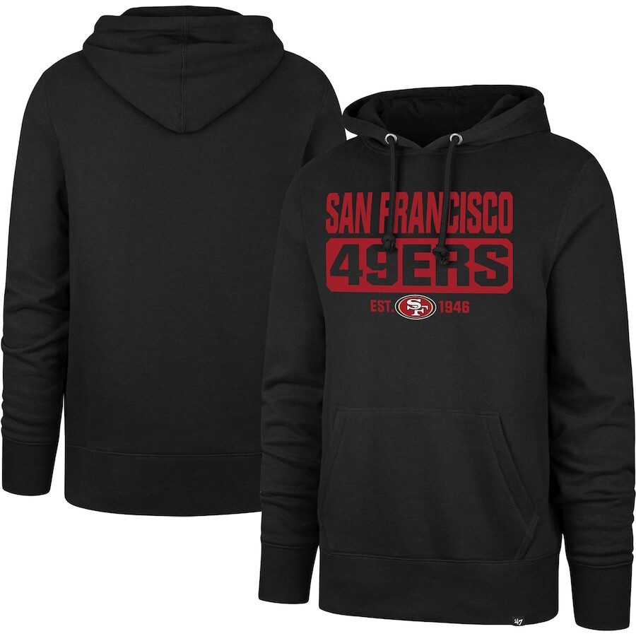 

Пуловер с капюшоном 47 San Francisco 49Ers, черный