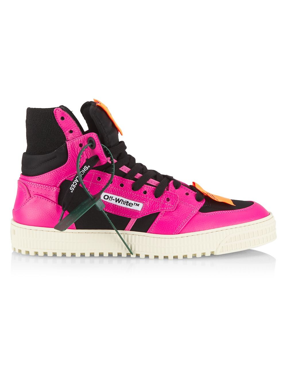 

Кожаные высокие кроссовки Off Court 3.0 Off-White, черный
