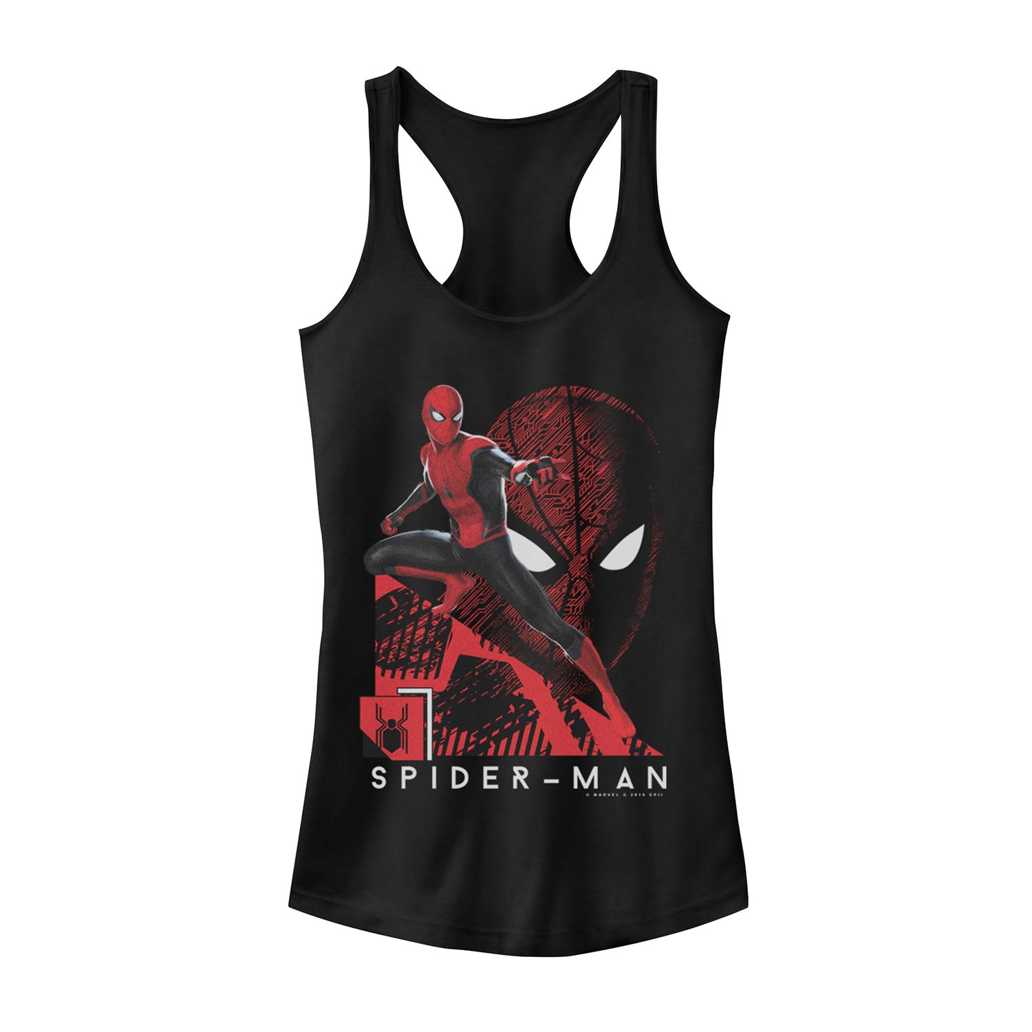 Детская майка Marvel Spider-Man Far From Home Tech Action Shot Licensed Character