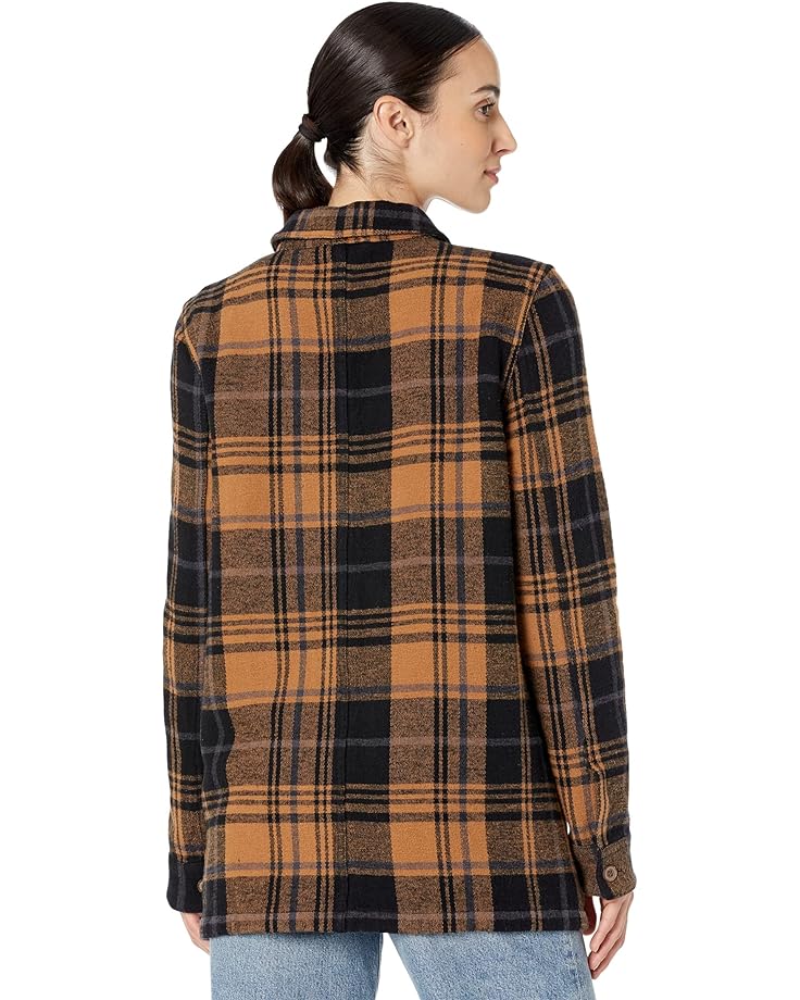 Куртка tentree Flannel Utility Jacket, цвет Foxtrot Brown Arbor Plaid