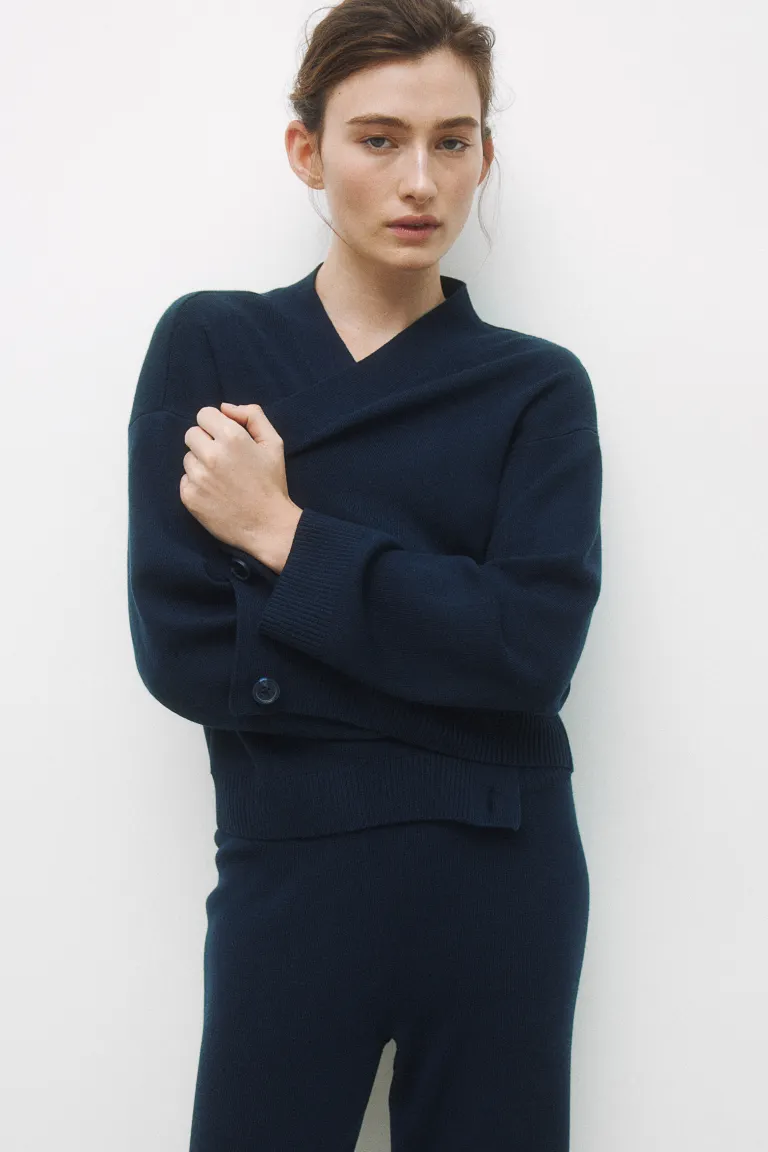 

Кардиган тонкой вязки H&M, синий