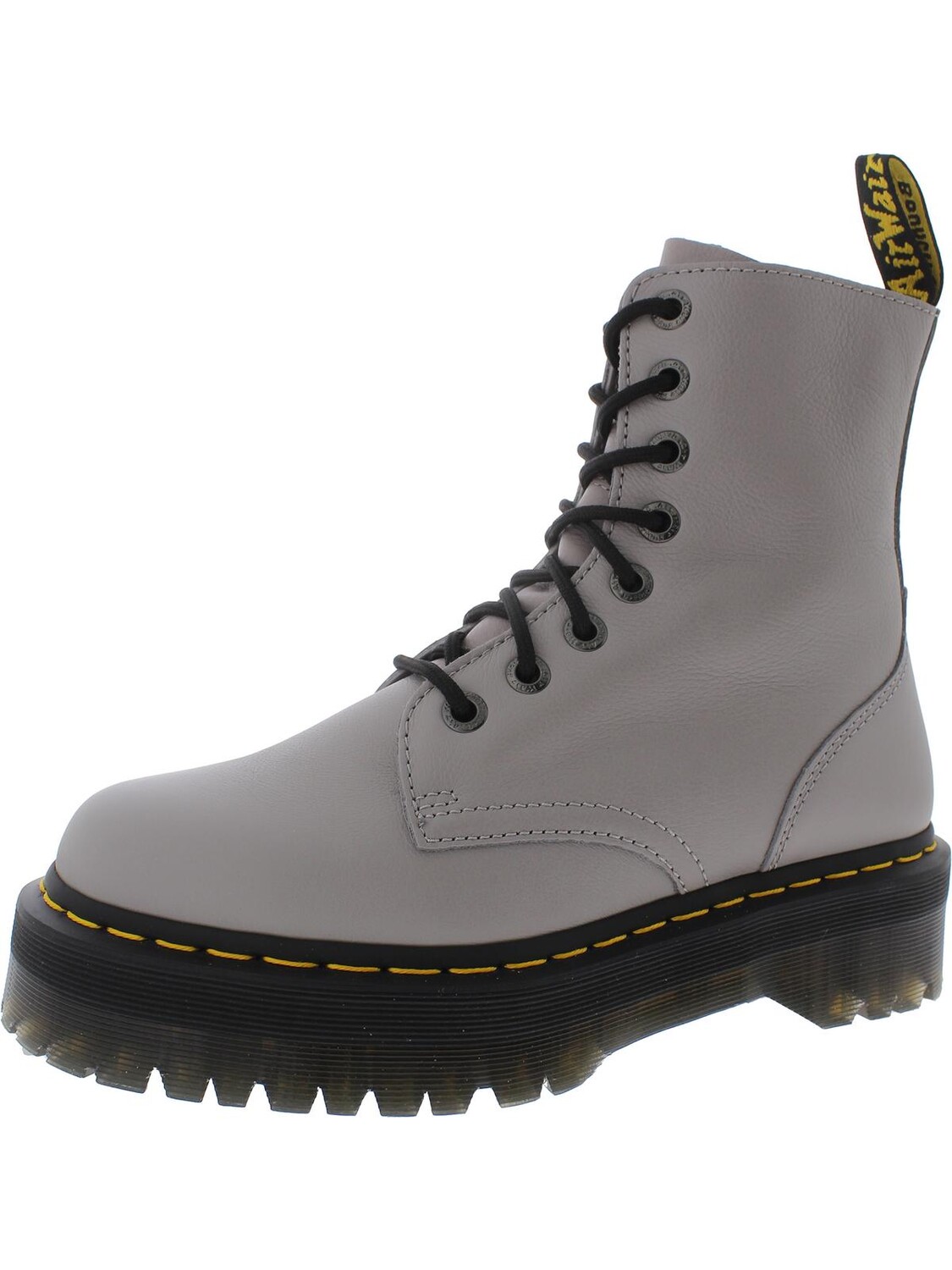 

Оригинальные женские кожаные армейские ботинки 1640 Dr. Martens, серый