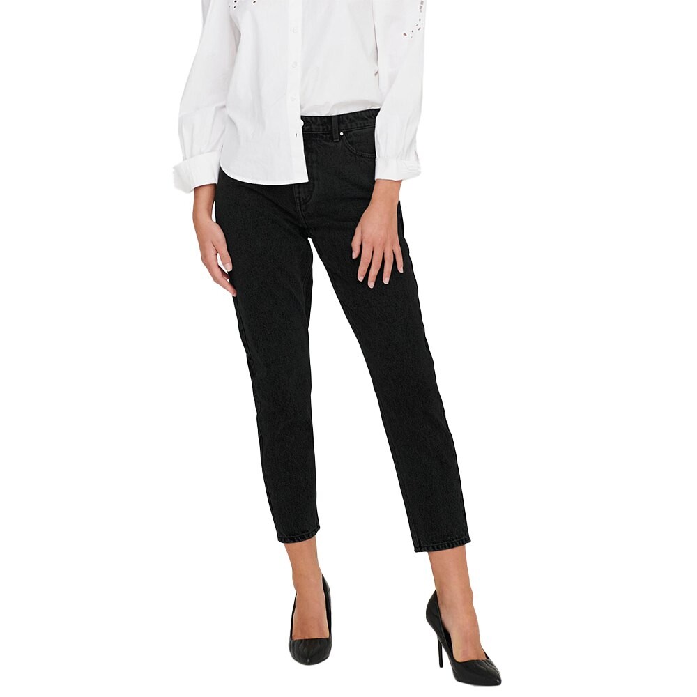 

Джинсы Only Marga Mom Fit High Waist, черный