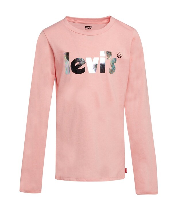 

Топ с длинными рукавами Levi's, розовый
