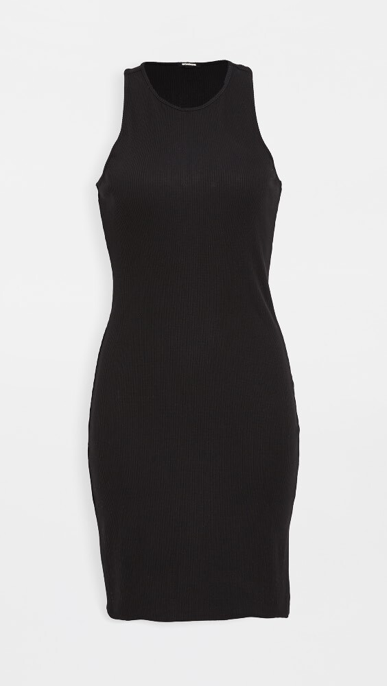 

Платье MONROW Rib Racer Tank, черный