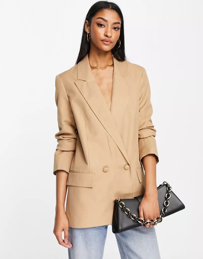 

Светло-коричневый блейзер ASOS Perfect