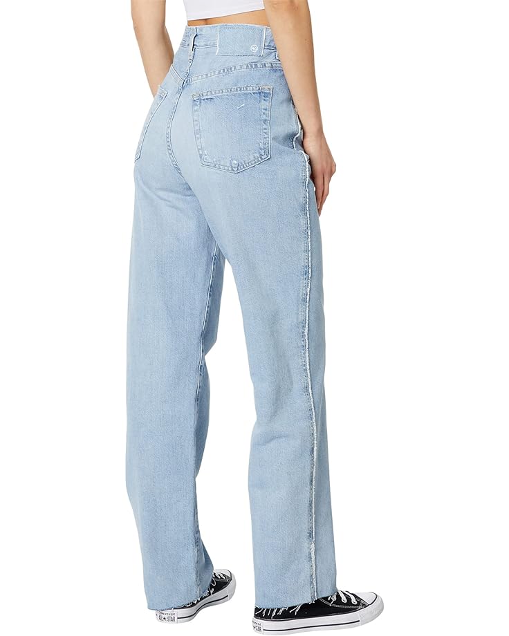 Джинсы AG Jeans Clove Rework Vintage High-Rise Straight in Blindsided, цвет Blindsided