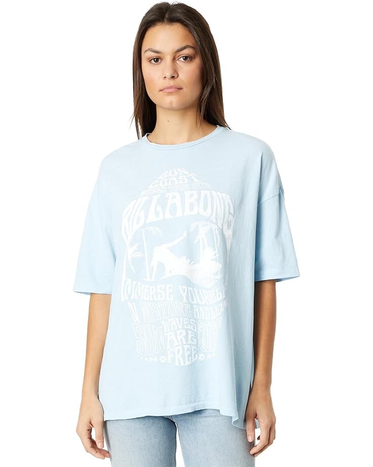 

Футболка Billabong Sun Coast Boyfriend, синий