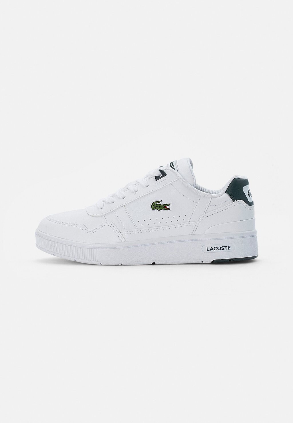 

Низкие кроссовки T-Clip Lacoste, цвет white/dark green