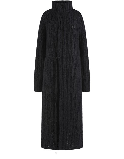 

Вязаный палантин крупной вязки Deborah Ann Demeulemeester, черный