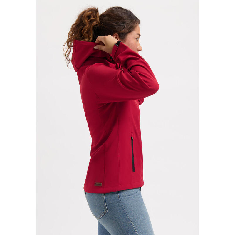 цена Походная куртка из софтшелла на молнии - Женщины - Hella TRAVELIN' OUTDOOR, цвет rot