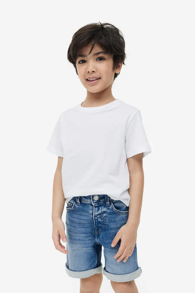 

Суперэластичные джинсовые шорты H&M, синий