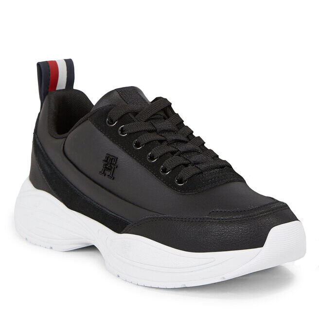 

Кроссовки Tommy Hilfiger ElevatedGlobal Stripes, черный