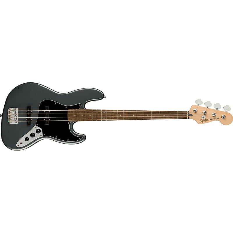 Басс гитара Squier Affinity Series Jazz Bass, Laurel, Charcoal Frost Metallic цена и фото