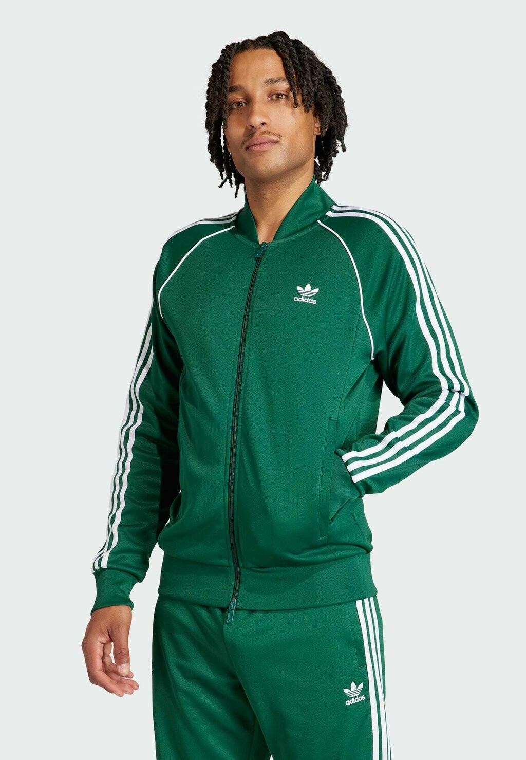 

Спортивная куртка adidas Originals, студенческий зеленый
