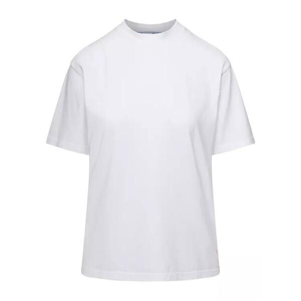 

Футболка crewneck t-shirt with tonal logo and diag pr Off-White, белый