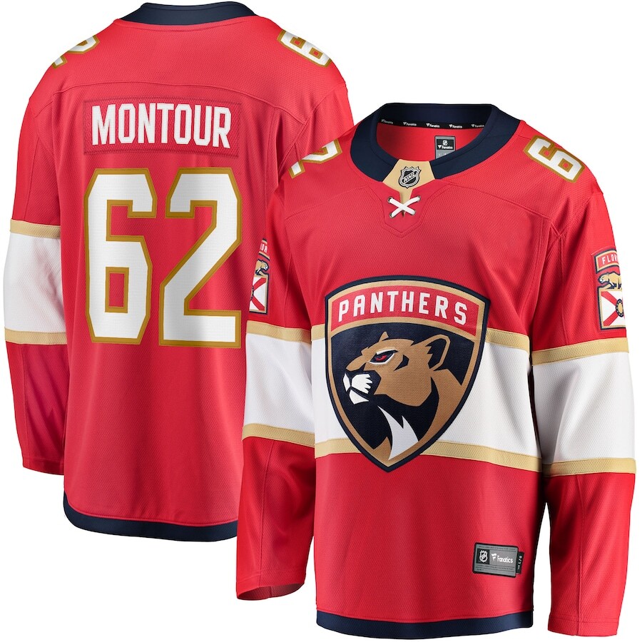 

Джерси Fanatics Branded Florida Panthers, красный