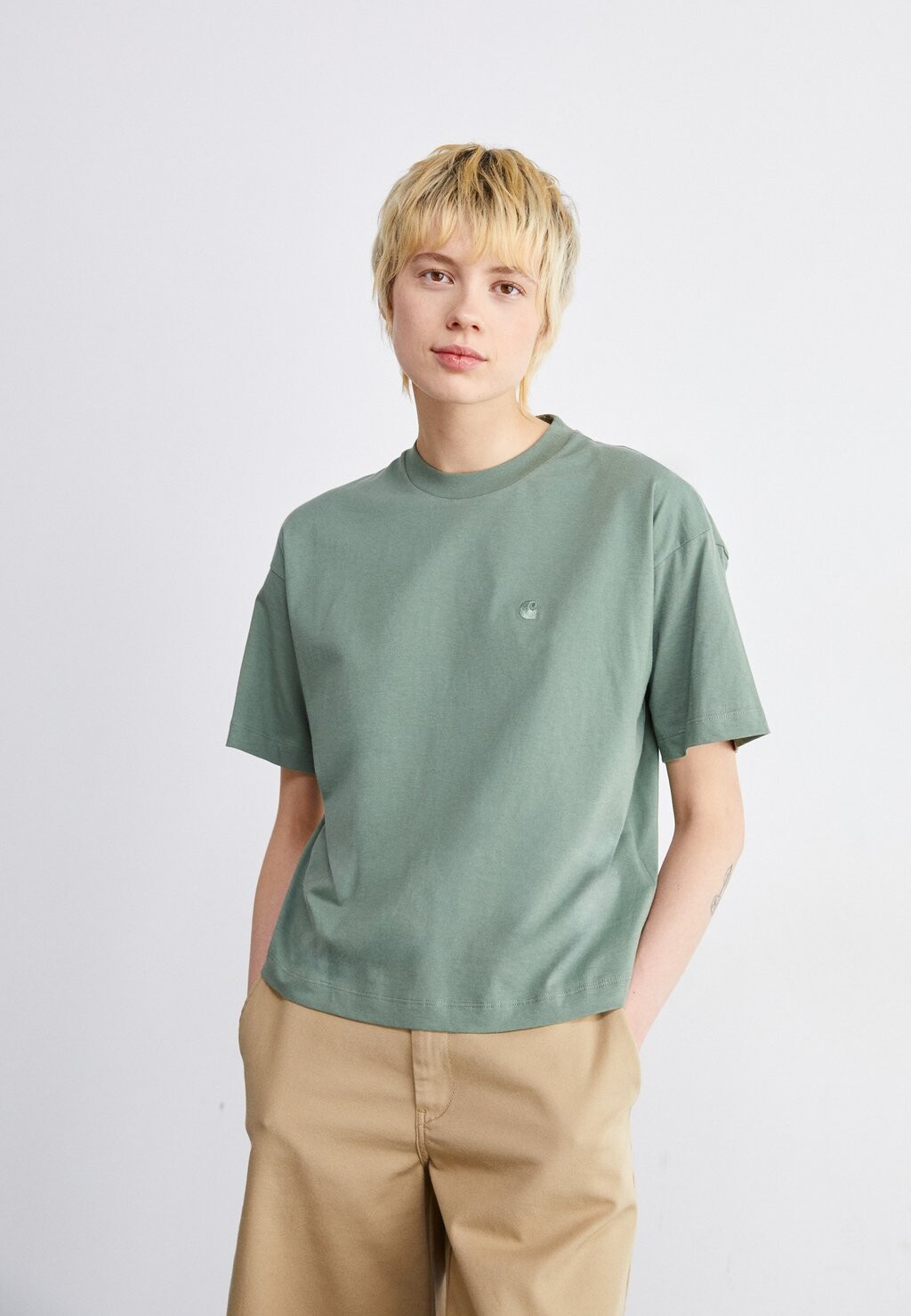 

Футболка базовая CHESTER Carhartt WIP, цвет park